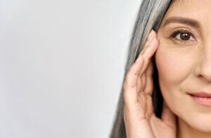 woman with Eye Wrinkles